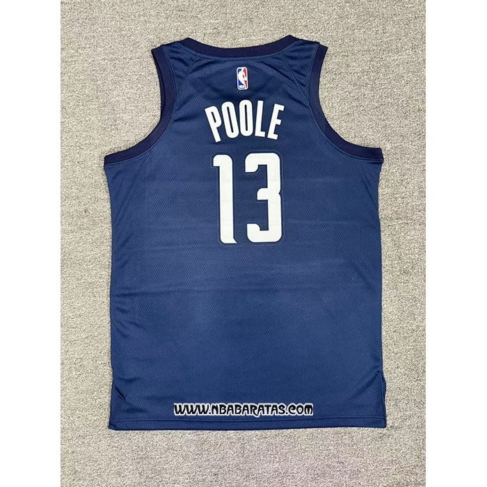 Camiseta Washington Wizards Jordan Poole #13 Statement 2024-25 Azul